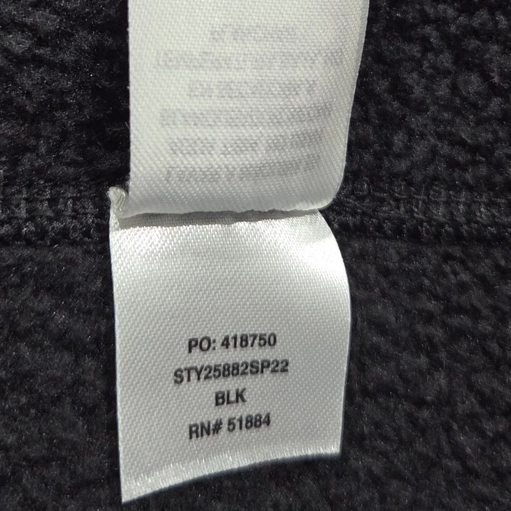 Patagonia Better Sweater Fleece Vest Men XL Black Full Zip Pockets Company Logo
